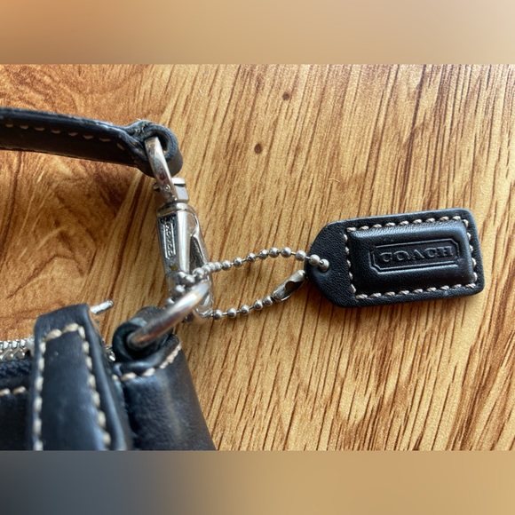 Coach | Demi Leather Baguette Shoulder Bag 7785 - Black - Picture 11 of 12